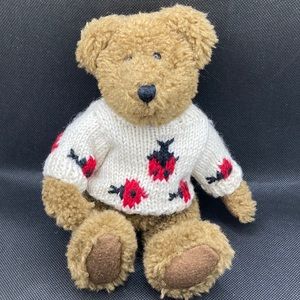 Boyds Bears “CORI BEARINBURG" 8”Tall Jointed Bear Wearing a Labybug Swester